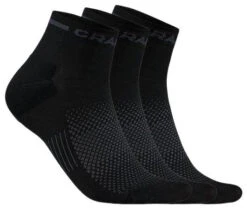 Craft Core Dry Mid Sock 3-Pack -Extérieur Chaussures Magasin craft core dry mid sock 3 pack black 34 36 black 0