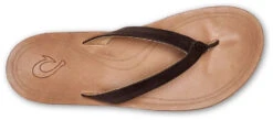 Olukai Nonohe Women's -Extérieur Chaussures Magasin olukai nonohe women s dark java golden sand 7 us 37 eur dark java golden sand 1