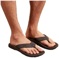 Olukai Ohana Men's -Extérieur Chaussures Magasin olukai ohana men s dark wood dark wood 7 us 40 eur dark wood dark wood 3